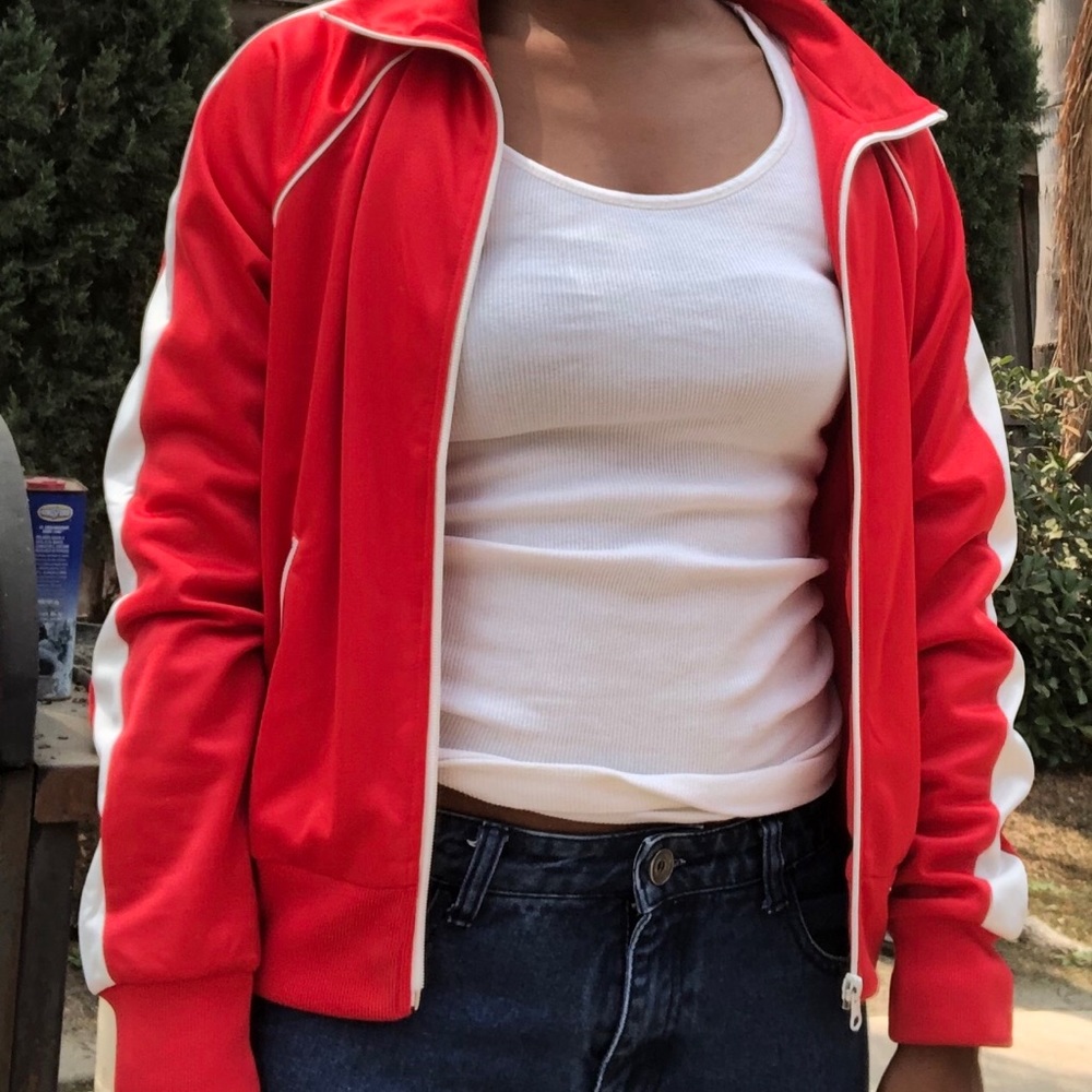 Red Track Jacket - Picture 3 of 7